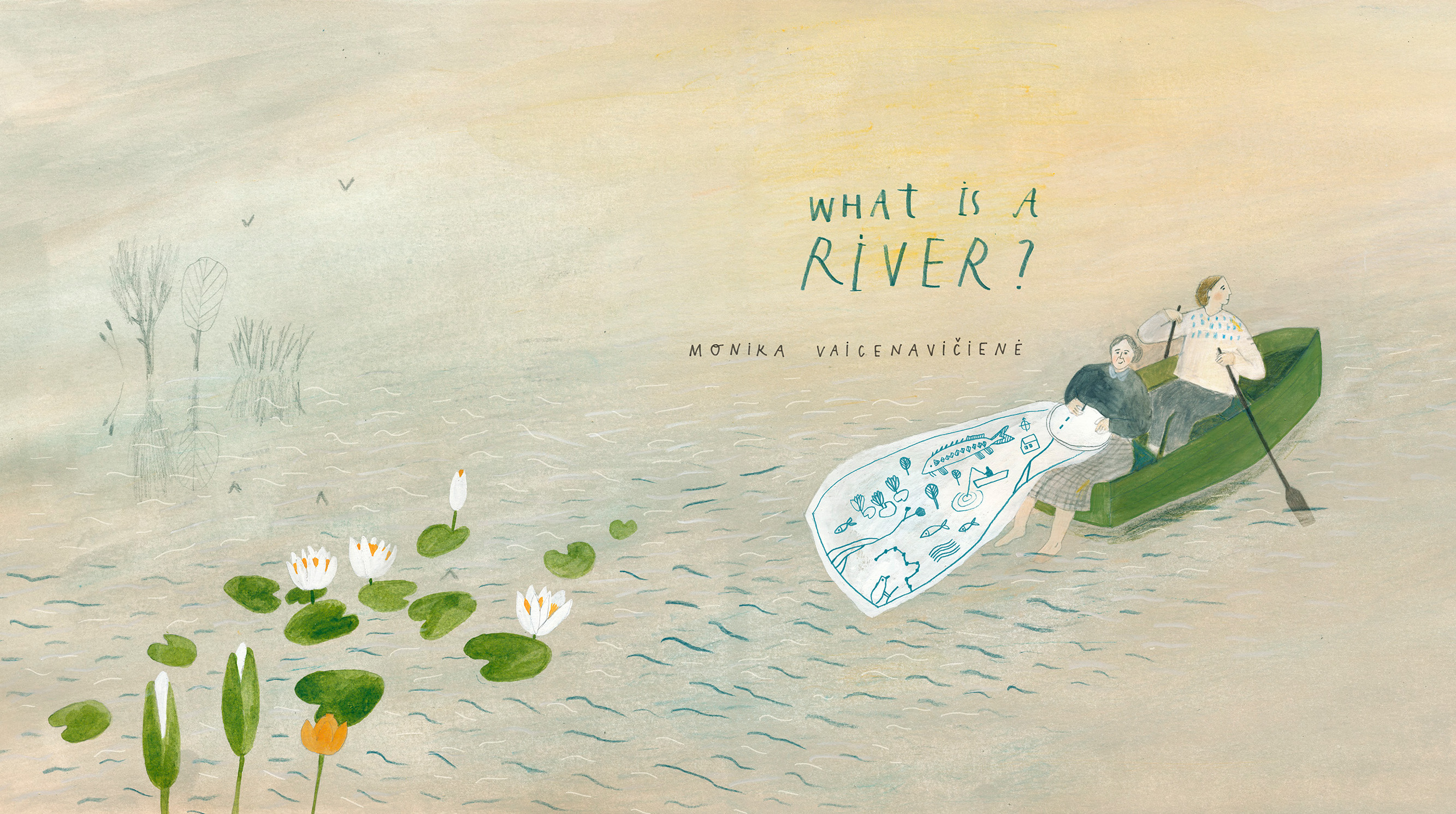 Illustration from What Is a River?